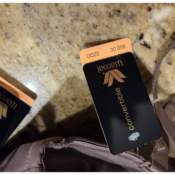 NEW! Lot of 2 Wacoal Bra 854119 Red Carpet Strapless Multiway Convertible 32DD - Picture 7 of 14